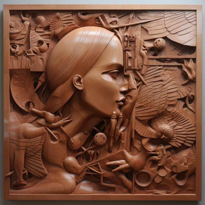 نموذج ثلاثي الأبعاد لآلة CNC 3D Art 